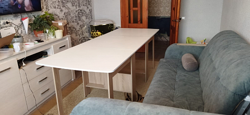 Стол обеденный раздвижной СтК7 венге фото покупателя 123