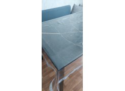 Стол Центавр 120(160)х70х75 файерстоун / черный матовый фото покупателя 39