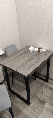 Стол Форли бетон / черный матовый фото покупателя 46