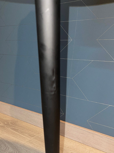 Стул на металлокаркасе Gabi 1 light purple / black / gold фото покупателя 175