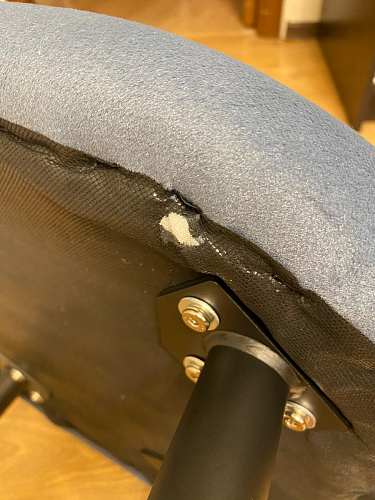 Стул на металлокаркасе Gabi 1 light purple / black / gold фото покупателя 283