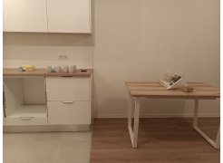 Стол Лота Лофт 140 25 мм черный матовый / бетон фото покупателя 450