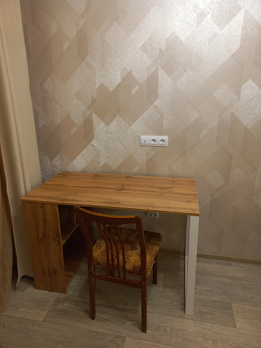 Письменный стол Битти Лофт 116х60х75 дуб вотан / белый матовый фото покупателя 132