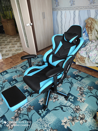 Компьютерное кресло Kano 1 light blue / black фото покупателя 14