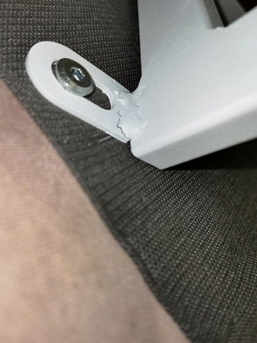 Стул на металлокаркасе Чилли синяя ткань / белый фото покупателя 135