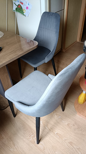 Стул на металлокаркасе Kora green / black фото покупателя 200