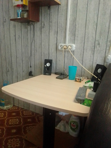 Стол-книжка СтК6 венге / дуб молочный высота 54 см фото покупателя 70