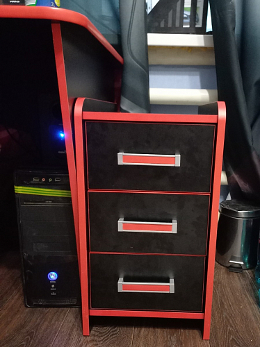 Тумба Ханна черная / красная - Уцененный экземпляр фото покупателя 135