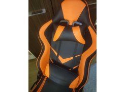 Компьютерное кресло Racer черное / голубое фото покупателя 68