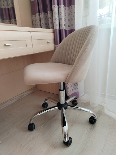 Компьютерное кресло Melody молочное фото покупателя 79