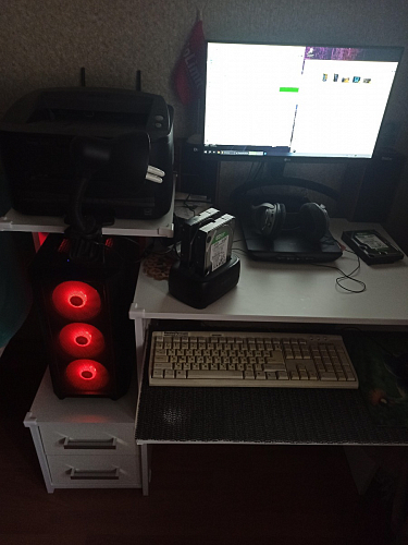 Компьютерный стол Джаз-24 правый дуб сонома фото покупателя 131