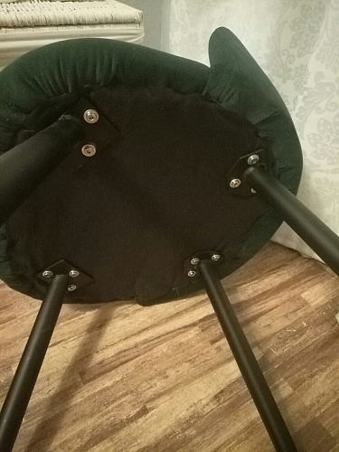 Стул на металлокаркасе Gabi gray / black фото покупателя 965