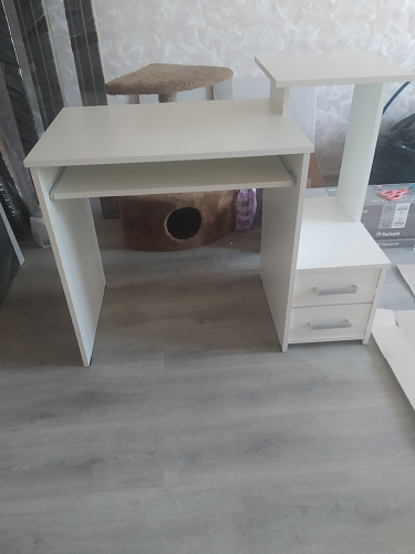 Компьютерный стол Джаз-24 левый дуб сонома фото покупателя 162