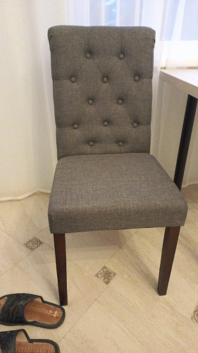 Стул Amelia dark walnut / fabric purple фото покупателя 2