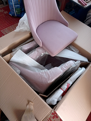 Стул на металлокаркасе Kora white фото покупателя 471