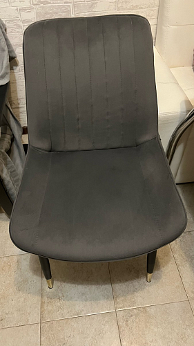 Стул на металлокаркасе Seda 01 blue / gold / black фото покупателя 72