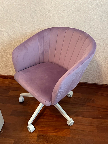 Компьютерное кресло Тибо светло-коричневый / белый фото покупателя 125