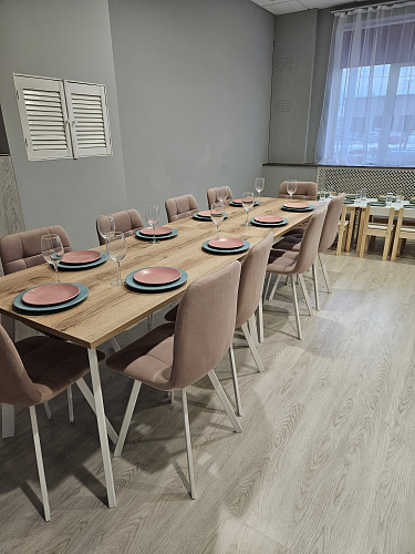 Стол Тринити Лофт 120 25 мм белый матовый / юта фото покупателя 2