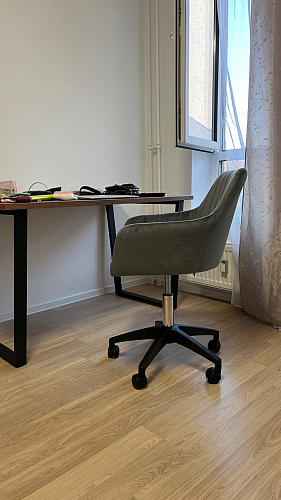 Деревянный стол Лота Лофт 120x75 дуб крафт табачный / черный матовый фото покупателя 785