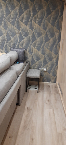 Банкетка Дион рогожка графит / черный матовый фото покупателя 1