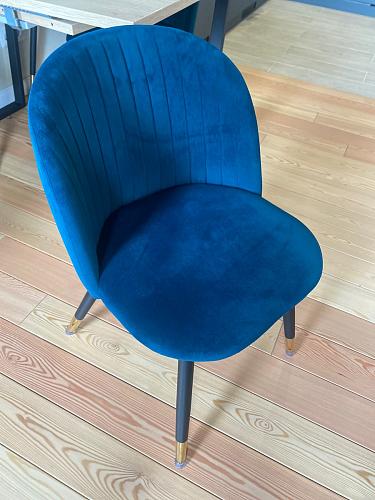 Стул на металлокаркасе Gabi gray / black фото покупателя 356