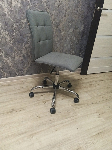 Компьютерное кресло One/Ван флок серый 29 фото покупателя 61