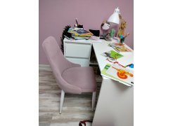 Стул на металлокаркасе Kora beige / black фото покупателя 186