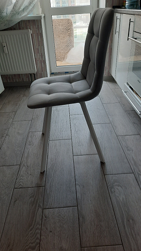 Стул на металлокаркасе Чилли черный / зеленый фото покупателя 812