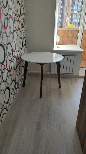 Стол обеденный Вosco/Боско D90 белый / натуральный фото покупателя 30