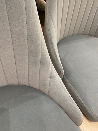 Стул на металлокаркасе Kora gray / black фото покупателя 22