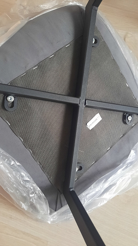 Комплект стульев Стронг 4 шт темно-серый / черный фото покупателя 378