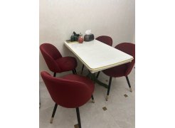 Стул на металлокаркасе Gabi 1 light purple / black фото покупателя 606