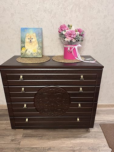 Комод Монблан МБ-37К белое дерево фото покупателя 1