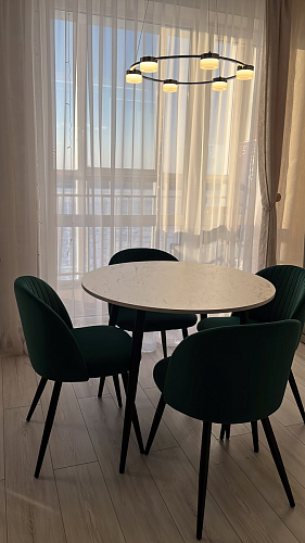 Стул на металлокаркасе Gabi gray / black фото покупателя 344