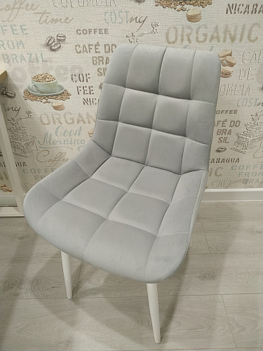 Стул на металлокаркасе Челси бежевый / черный фото покупателя 19