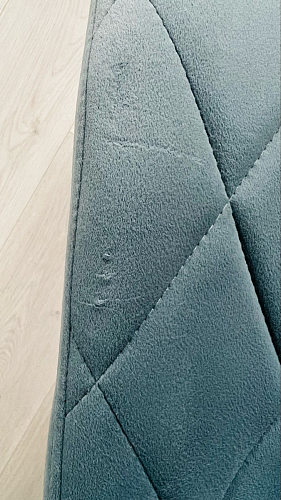 Стул на металлокаркасе Fox light blue / black фото покупателя 8