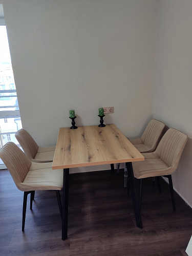 Комплект стульев Вейв 4 шт светло-серый / черный фото покупателя 40