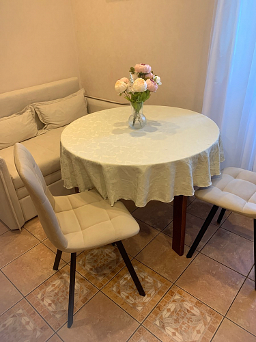 Стул на металлокаркасе Чилли светло-серый / черный фото покупателя 151