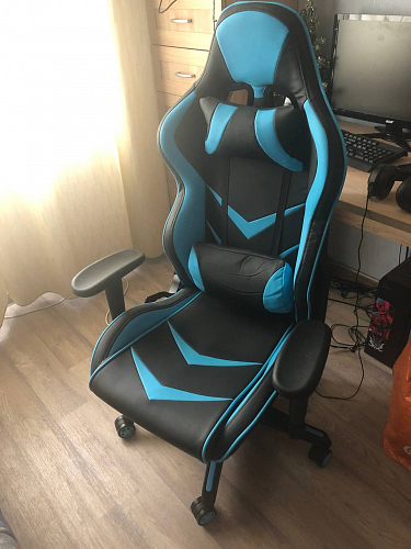 Компьютерное кресло Racer черный / красный / бежевый фото покупателя 3