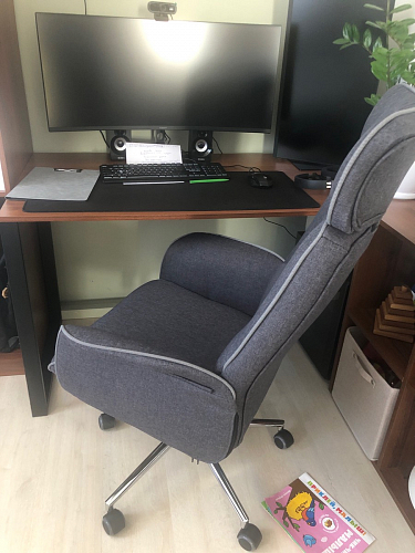 Компьютерное кресло Charm/Шарм серое фото покупателя 8