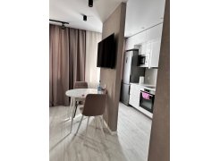 Стул на металлокаркасе Чилли синяя ткань / белый фото покупателя 483