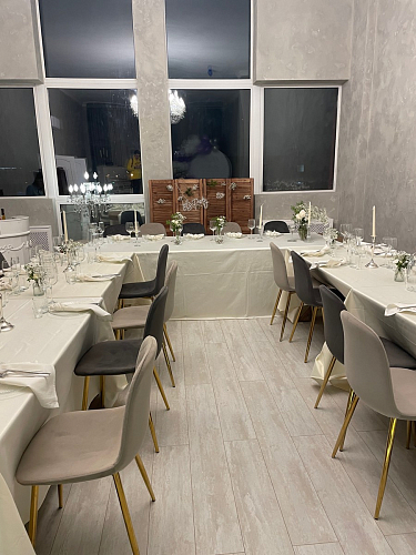 Стул на металлокаркасе Dabl 01 champagne / gold фото покупателя 18