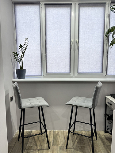 Полубарный стул Bari/Бари серый велюр фото покупателя 36