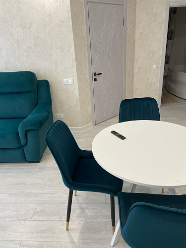 Стул на металлокаркасе Seda 1 latte / black / gold фото покупателя 3