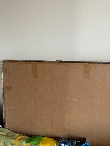 Стол Huge 120х75 white / brown фото покупателя 4