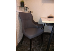 Стул на металлокаркасе Neli beige / black фото покупателя 3