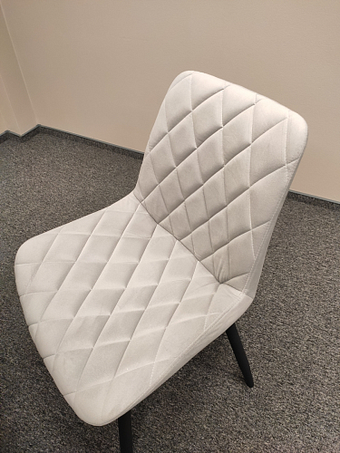 Стул на металлокаркасе Баодин К крутящийся фиолетовый teddy 944 / черный фото покупателя 23