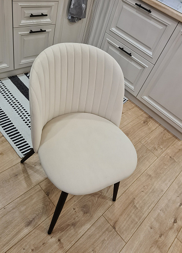 Стул на металлокаркасе Gabi 1 light purple / black фото покупателя 872