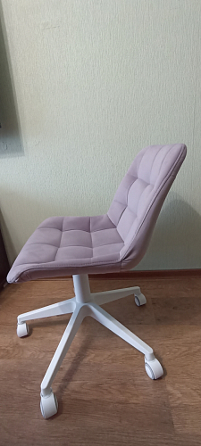 Кресло Келми 1  / AV 245 белый каркас синий микровелюр (neo 25) фото покупателя 38