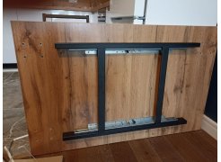 Деревянный стол Лота Лофт 120(160)х75 черный матовый / бетон светлый фото покупателя 607